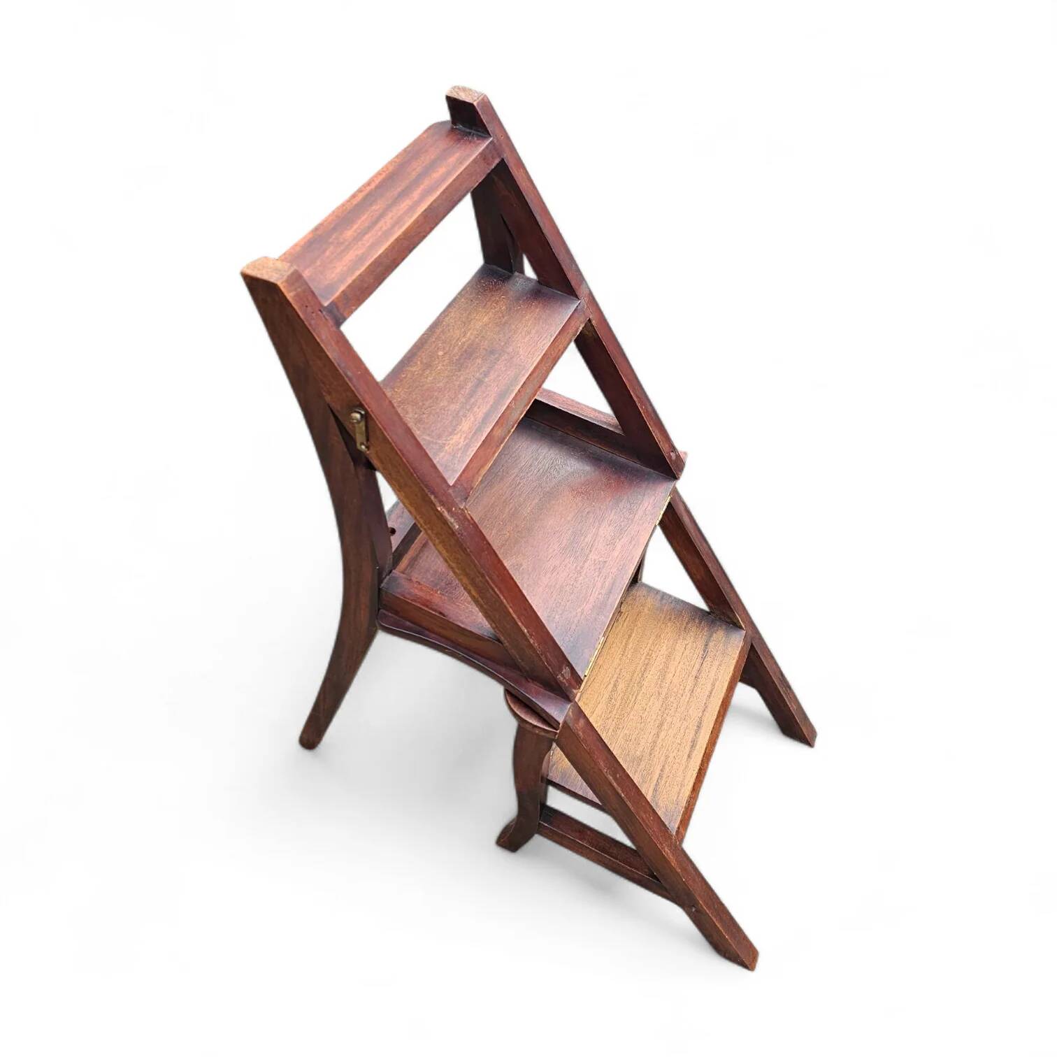 Franklin ladder chair / library chair / 4-step ladder chair / folding step stool chair