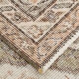 5x9 Classic Brown & Beige Vintage Rug, 163x267Cm