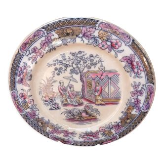 Old plate before 1870, Chinese decoration