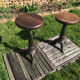 Paire de tabourets industriels vintage 1930