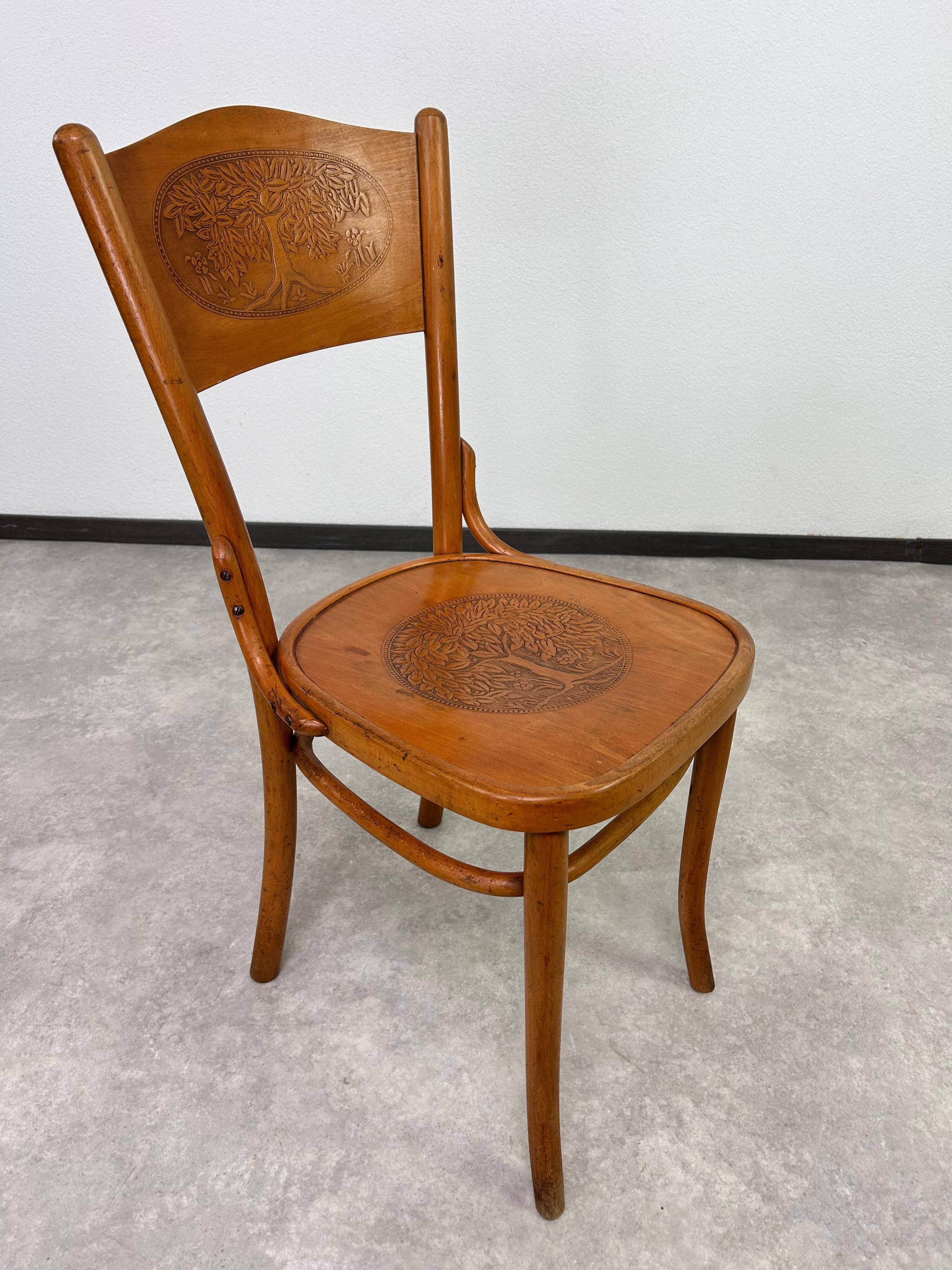 Bentwood dining chairs by Thonet