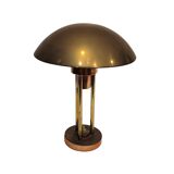 "Mushroom" table lamp, gilt brass, Claude-Paz Et Silva, Art Deco, 1930s – France