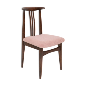 Chaise Bouclé Rose Blush