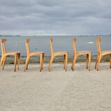 5 chairs by Thibault Desombre, 1990