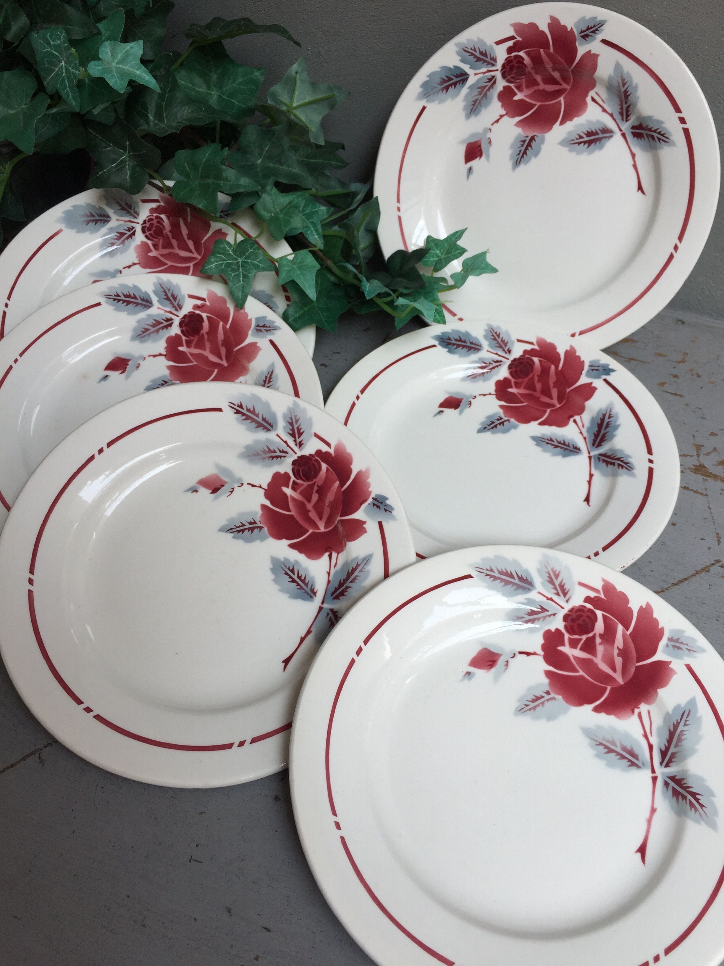 6 plates Moulin des Loups