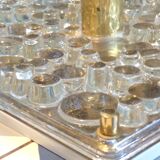 1970 glass wall light by Heinz Neuhaus