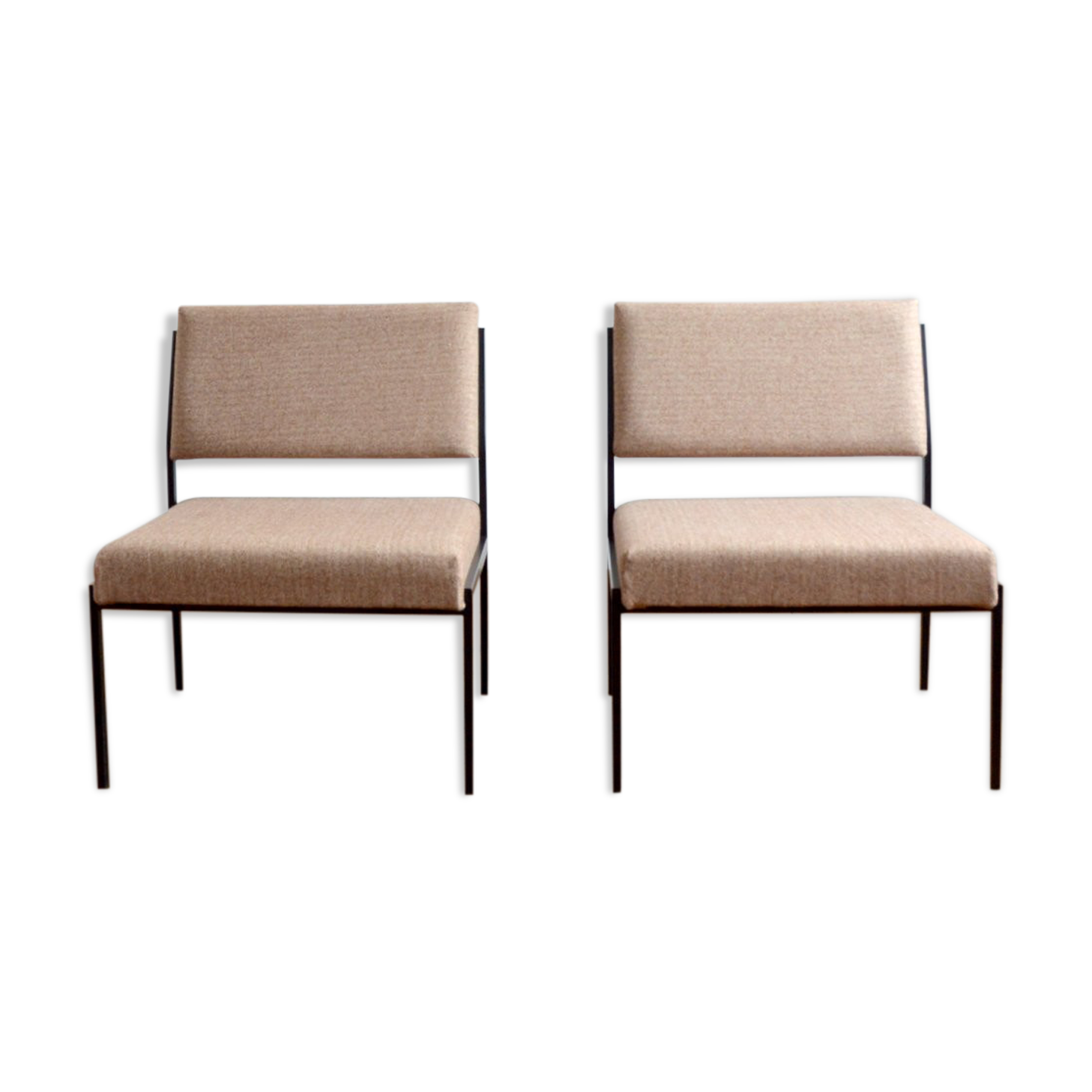 Pair of Modernist drivers by Gijs Van Der Sluis 1950s