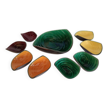 Art Ceramics of Bordeaux (1919 - 1949), Modernist style service 9 p.