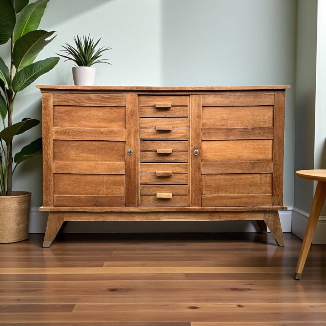 Buffet René Gabriel pieds compas 1945/50