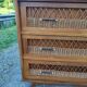 Vintage 4-drawer bamboo rattan chest of drawers