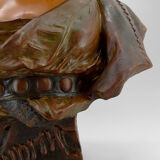 Terracotta bust of Judith by Ricardo Aurilli, circa 1900-1910