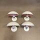 Suite of 4 modular wall lamps "Design Louis Poulsen".
