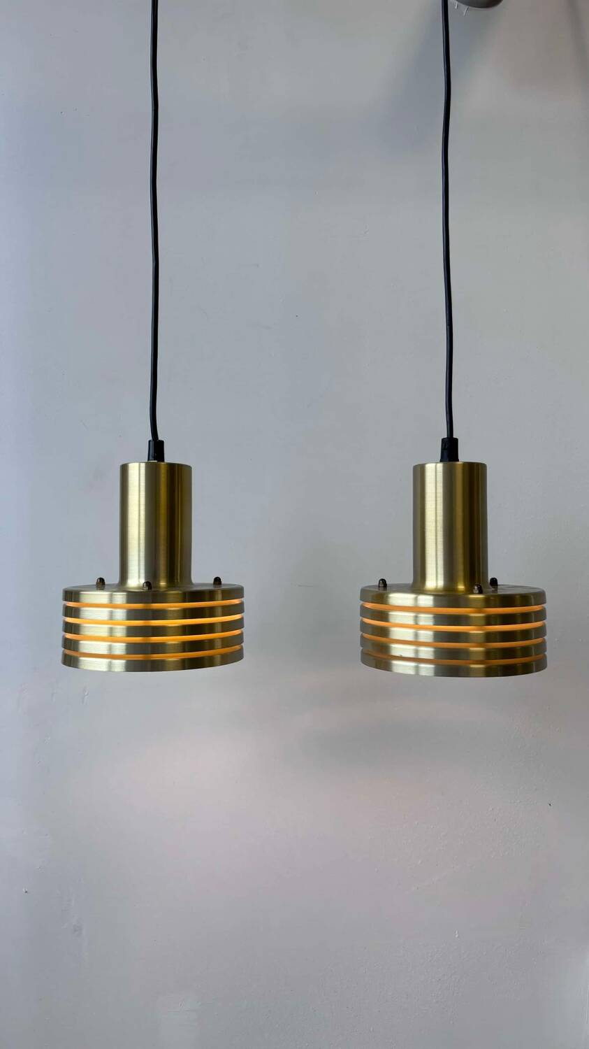Set vintage pendant lamps Frandsen