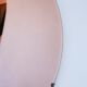 Vintage salmon witch mirror – 50/60 design – 35 cm