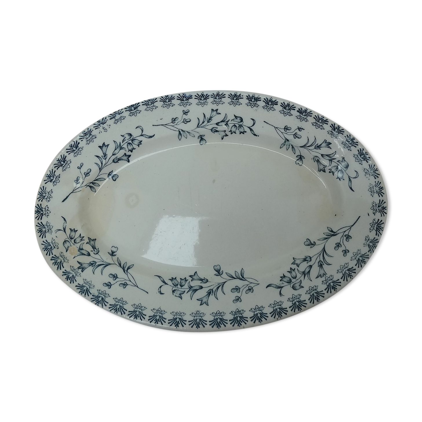 Oval flat campanula pattern