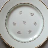 Set of 6 hollow plates old faience of Gien