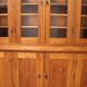 Monumental Pine School Library Bookcase from Warsaw, Poland, 1920s