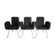 Lot de 3 chaises Patrick 90s Mia Gammelgaard