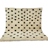 Handcrafted Moroccan Berber carpet 161 x 156 CM