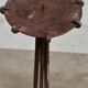 Antique wrought iron candle holder