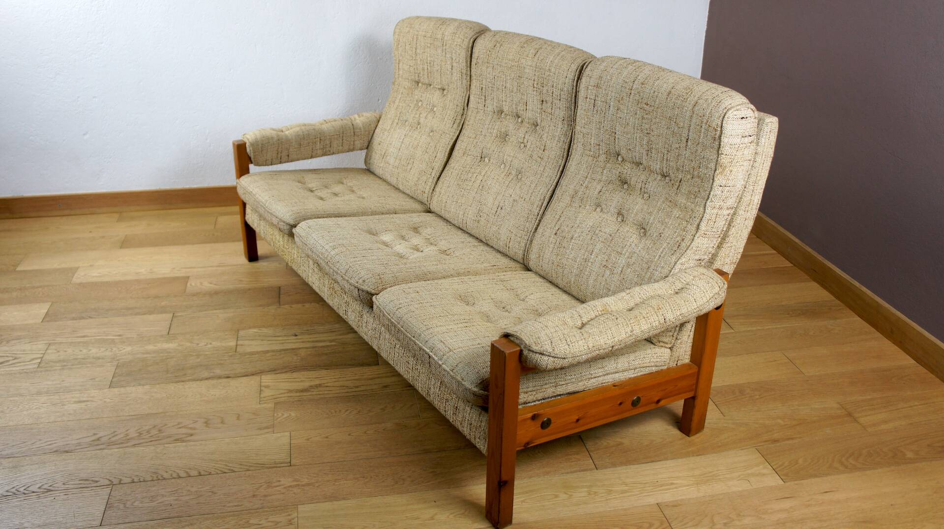Vintage Scandinavian Sofa 1980
