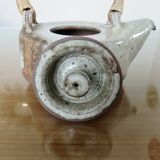 Stoneware teapot by René-Louis Dauchy, "Haute Ribes" pottery in Grasse, 1950.