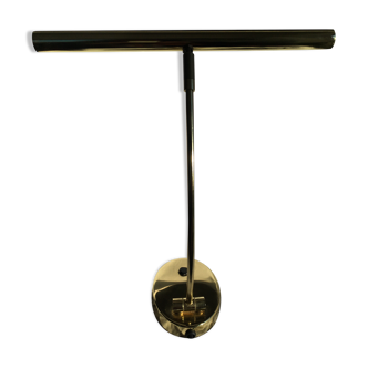 Piano or desk lamp in gilded brass