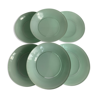 6 assiettes vintage