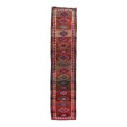 Turkish Hand-Knotted Runner 86x388