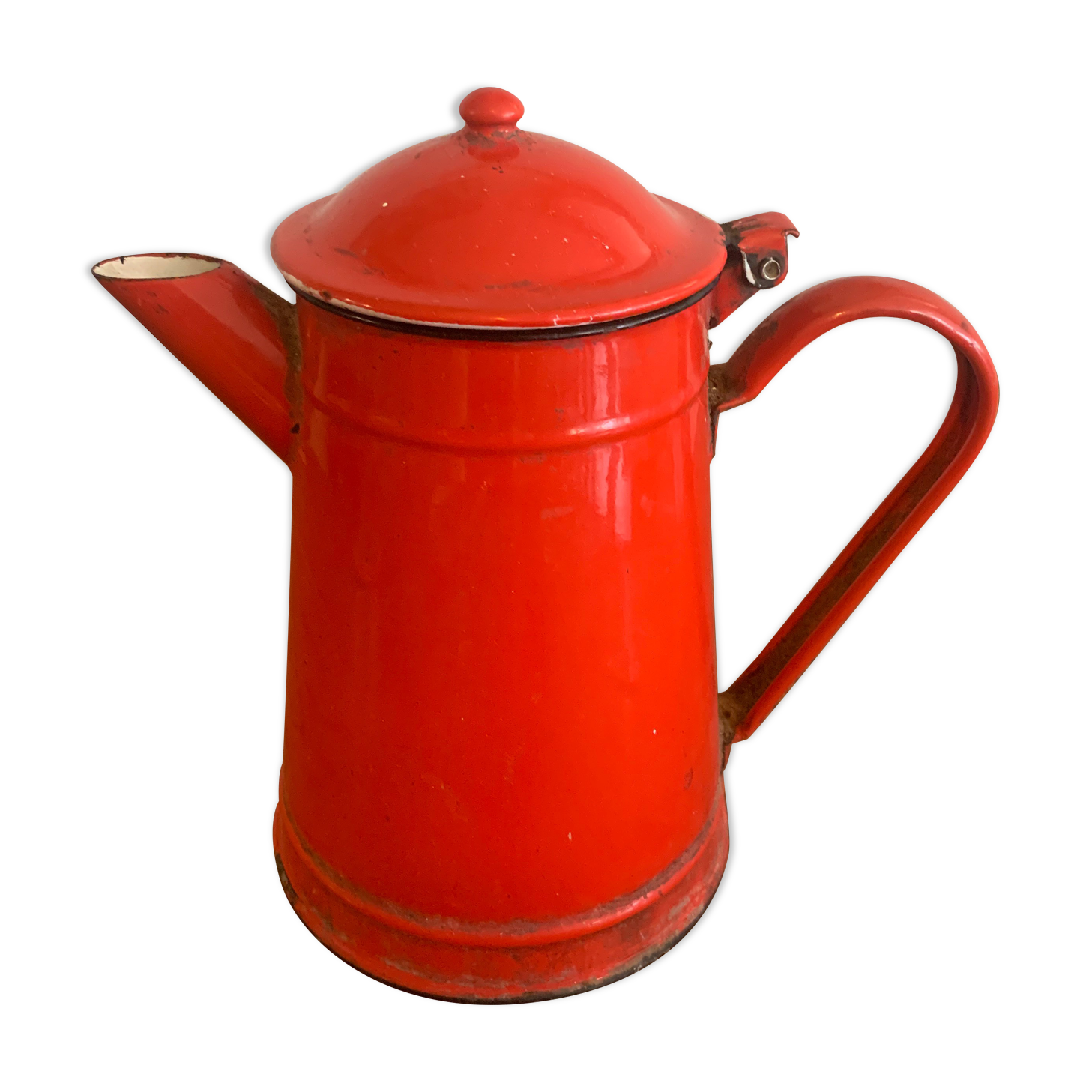 Enamelled coffee maker