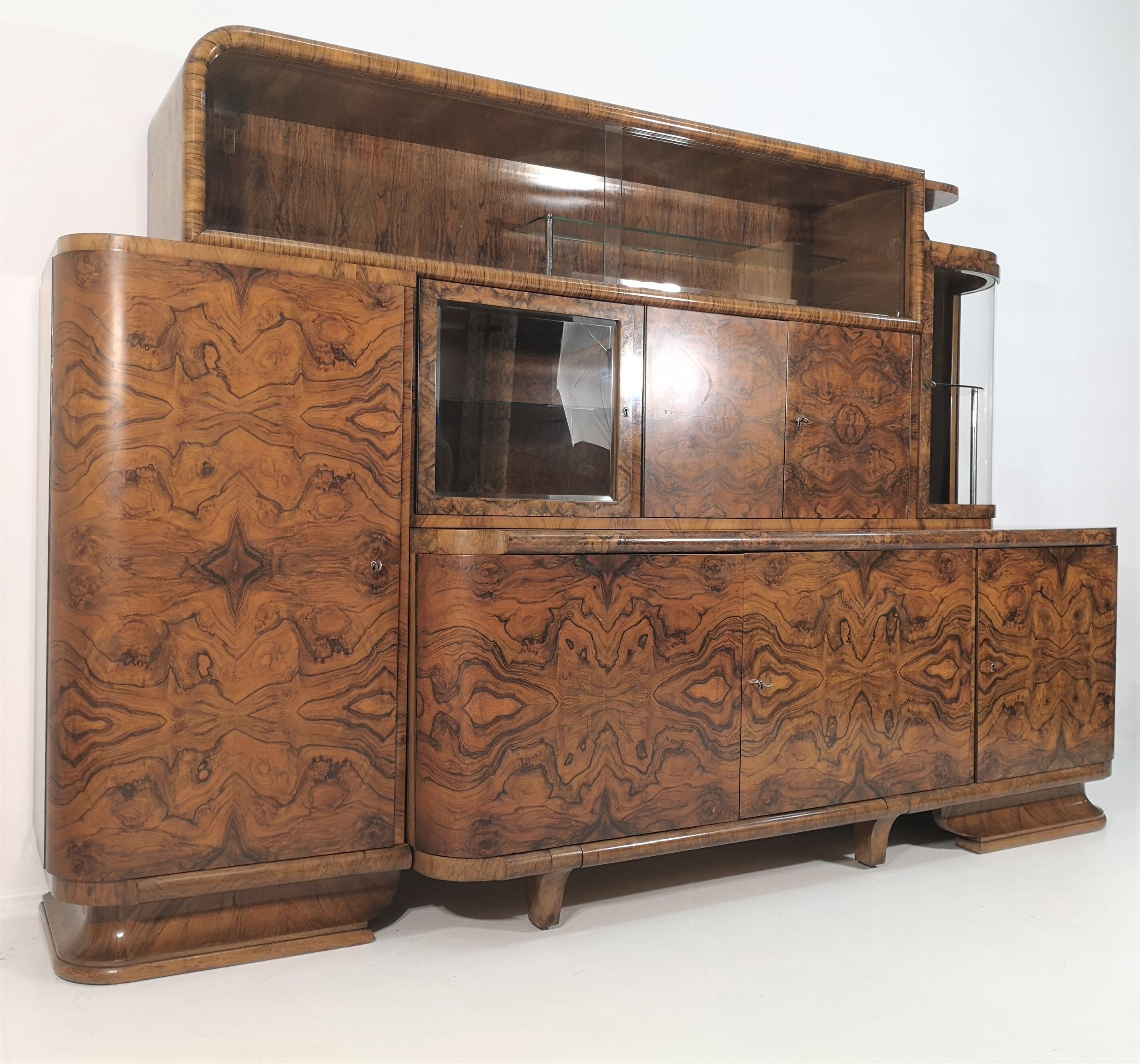 Art Deco Sideboard and Desk 2 in 1, 1940s