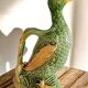 Majolica Duck Pitcher by Keller & Guérin, France, Art Nouveau, 1890