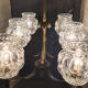 Suspension 50s/60s Arlus in brass and glass