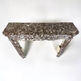 Red marble fireplace late 19th century