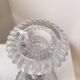 Antique pair of Portieux crystal candlesticks, 19th century