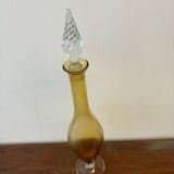 Italian colored glass carafe