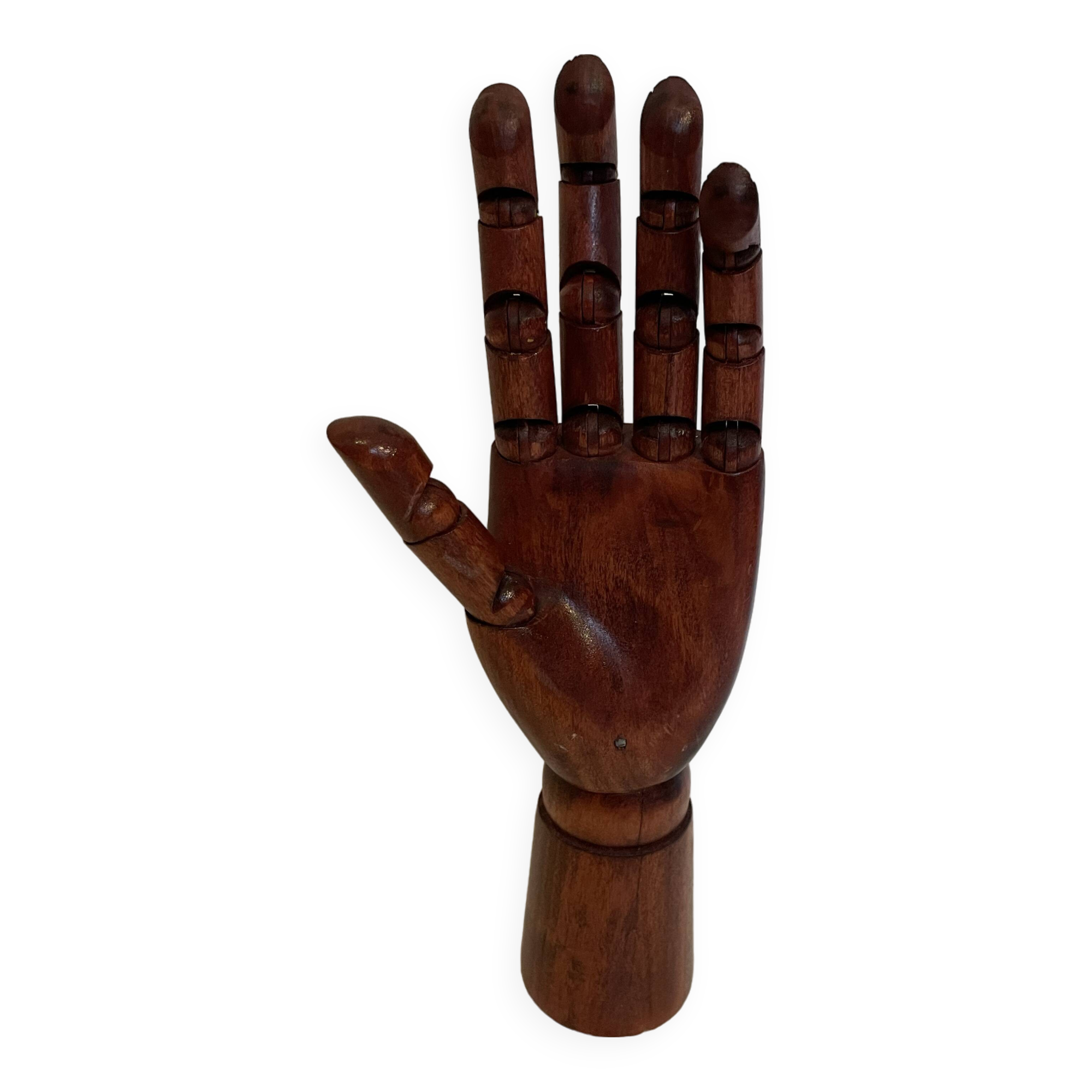 Wooden articulated hand