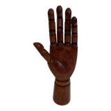 Wooden articulated hand