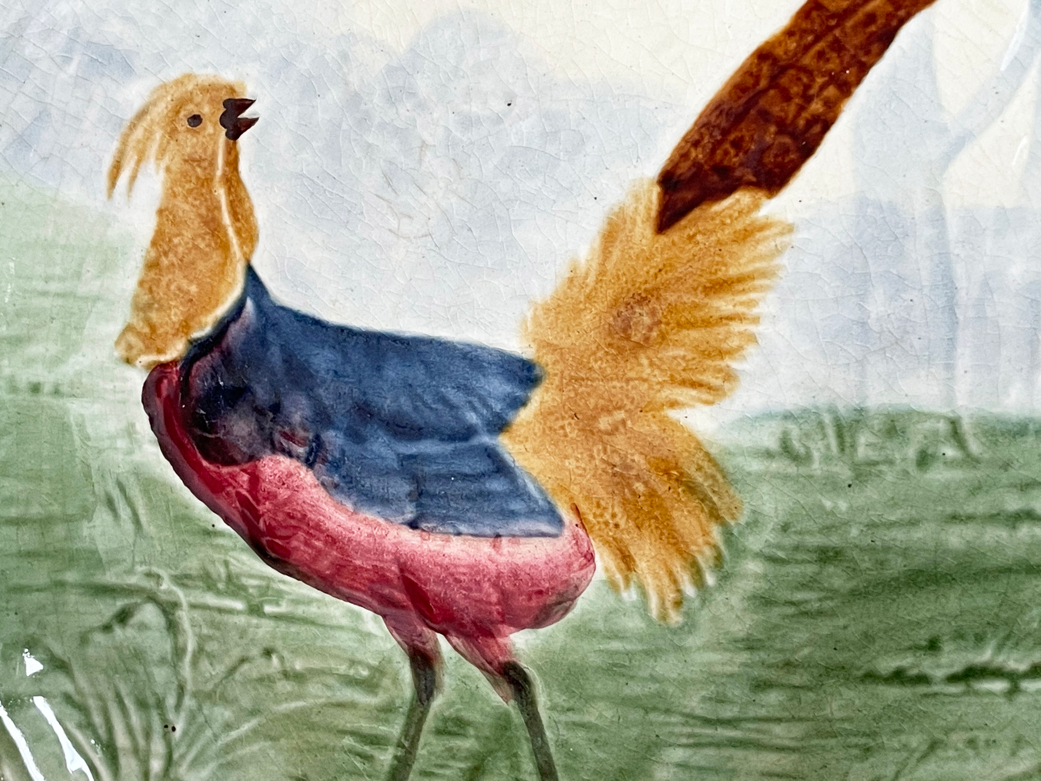 Assiette Choisy Le Roi Majolique du 19ème siècle