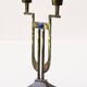 Candlestick with 2 holders Gunther Lambert whit Lapis Lazuli Cabochon - Art Nouveau stil