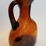 Large blown glass pitcher