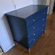 Scandinavian blue chest of drawer