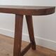 Wooden farm bench