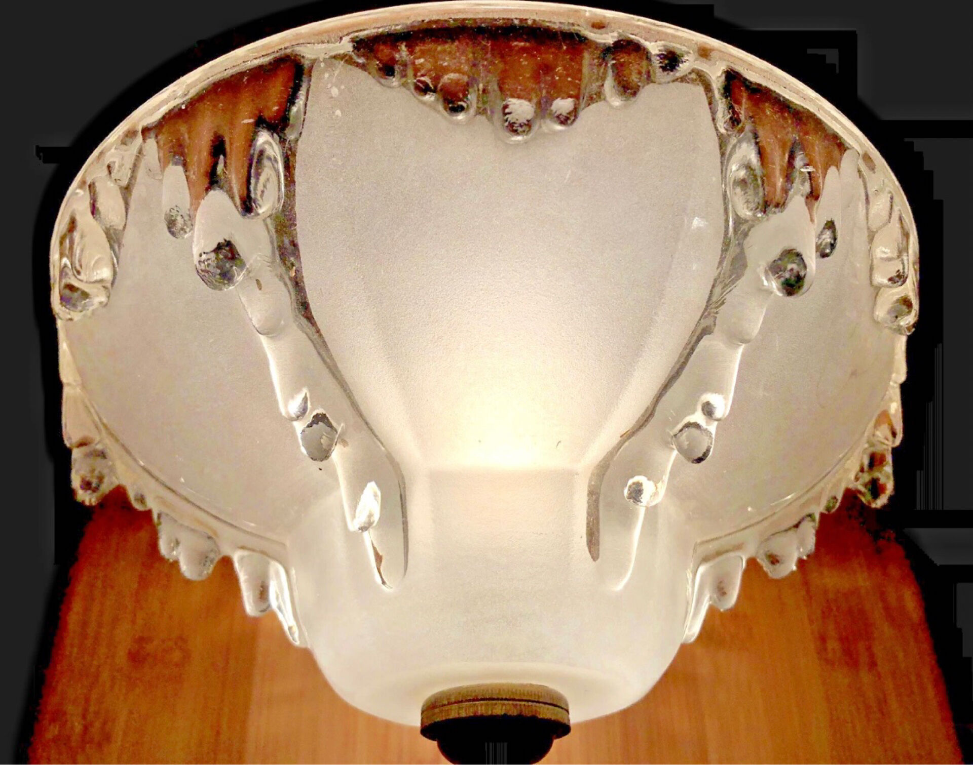 Vintage Streamline Ship bronze Art Deco wall light Ezan