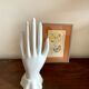 Hand vintage porcelain ring