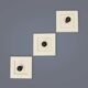 Wall-mounted hooks for clothes, 1970s, set of 3