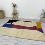 Handmade Moroccan Berber carpet 223 x 154 CM