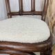 Vintage rattan stool