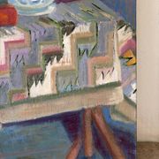 La table de lecture, huile sur toile