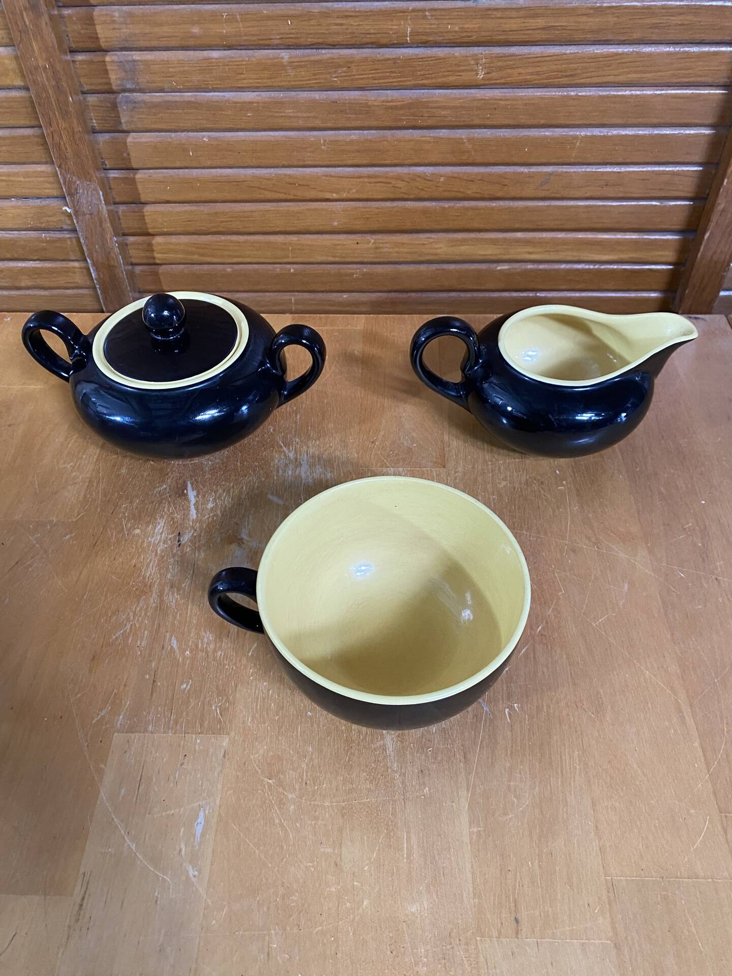 Tea service café ancien villeroy & boch model biarritz vintage ceramic